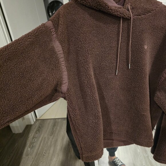Adidas Women's Premium Essentials Hoodie Shadow Brown Size XS NEW RARE - Picture 4 of 10